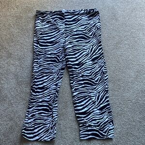 Handmade Zebra Print Pants